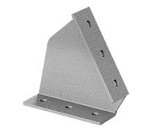 Угловой соединитель 40х120, 60 градусов, 40 серия