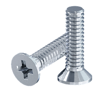 Винт оцинкованный с потайной головкой DIN965 М3х16