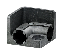 L-соединитель наружный с бортом D28